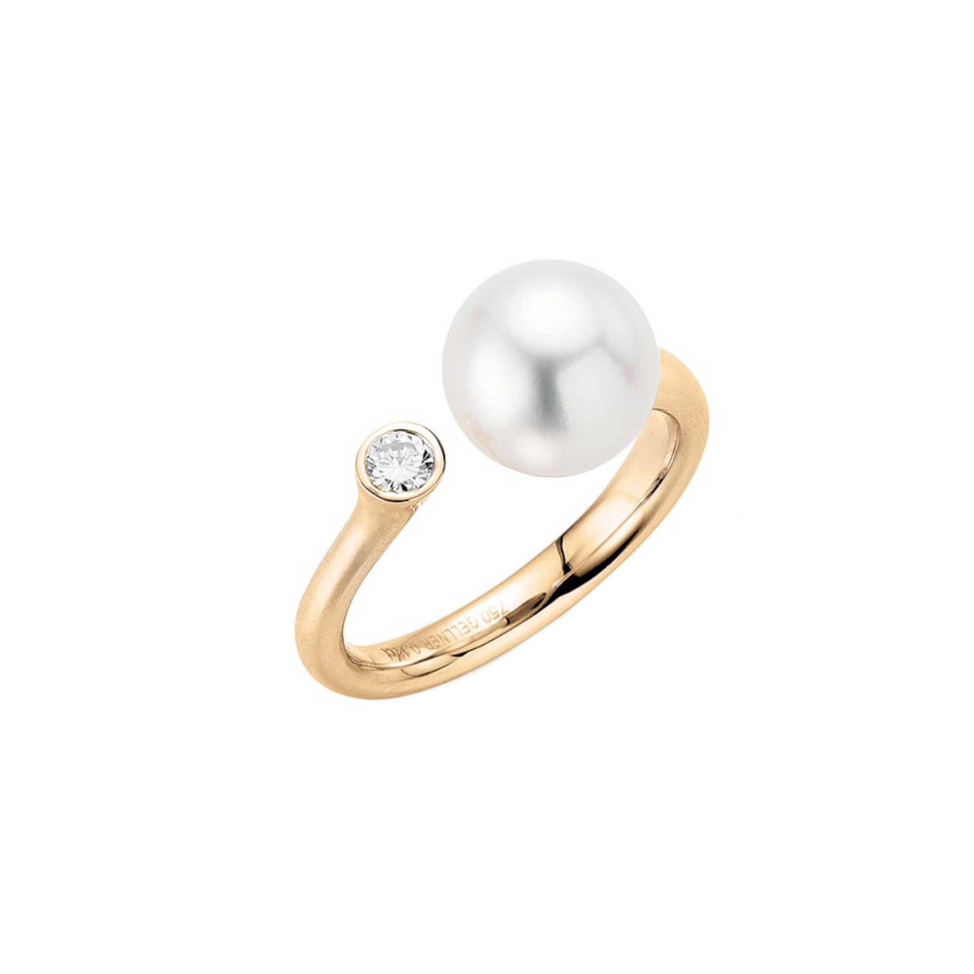 Gellner H2O Ring (5-22020-07) aus Roségold mit Diamant