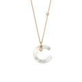 Gellner Love Letters Collier (2-81713-03) aus Roségold mit Diamant und Perlmutt
