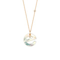 Gellner Love Letters Collier (2-81713-05) aus Roségold mit Diamant und Perlmutt