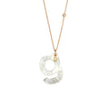 Gellner Love Letters Collier (2-81713-07) aus Roségold mit Diamant und Perlmutt
