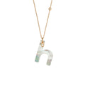 Gellner Love Letters Collier (2-81713-08) aus Roségold mit Diamant und Perlmutt