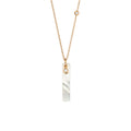 Gellner Love Letters Collier (2-81713-09) aus Roségold mit Diamant und Perlmutt