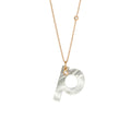 Gellner Love Letters Collier (2-81713-16) aus Roségold mit Diamant und Perlmutt