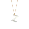 Gellner Love Letters Collier (2-81713-26) aus Roségold mit Diamant und Perlmutt