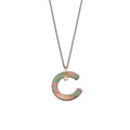Gellner Love Letters Collier (2-81714-03) aus Bicolor-Gold mit Diamant und Perlmutt