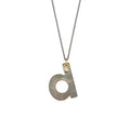 Gellner Love Letters Collier (2-81714-04) aus Bicolor-Gold mit Diamant und Perlmutt