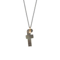 Gellner Love Letters Collier (2-81714-06) aus Bicolor-Gold mit Diamant und Perlmutt