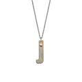 Gellner Love Letters Collier (2-81714-10) aus Bicolor-Gold mit Diamant und Perlmutt