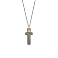 Gellner Love Letters Collier (2-81714-20) aus Bicolor-Gold mit Diamant und Perlmutt