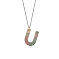 Gellner Love Letters Collier (2-81714-21) aus Bicolor-Gold mit Diamant und Perlmutt