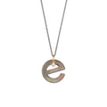 Gellner Love Letters Collier (2-81716-05) aus Bicolor-Gold mit Diamant und Perlmutt