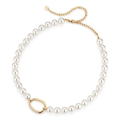 Gellner Modern Classics Collier (5-25075-01) aus Roségold mit Diamant