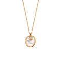 Gellner Modern Classics Collier (5-25076-02) aus Roségold mit Diamant und Perlmutt