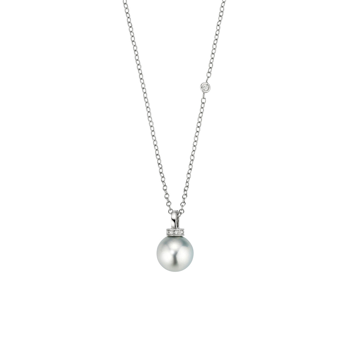 Gellner Modern Classics Collier (5-25077-02) aus Platin mit Diamant