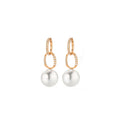 Gellner Modern Classics Creolen mit Einhänger (5-24803-01) aus Roségold mit Diamant
