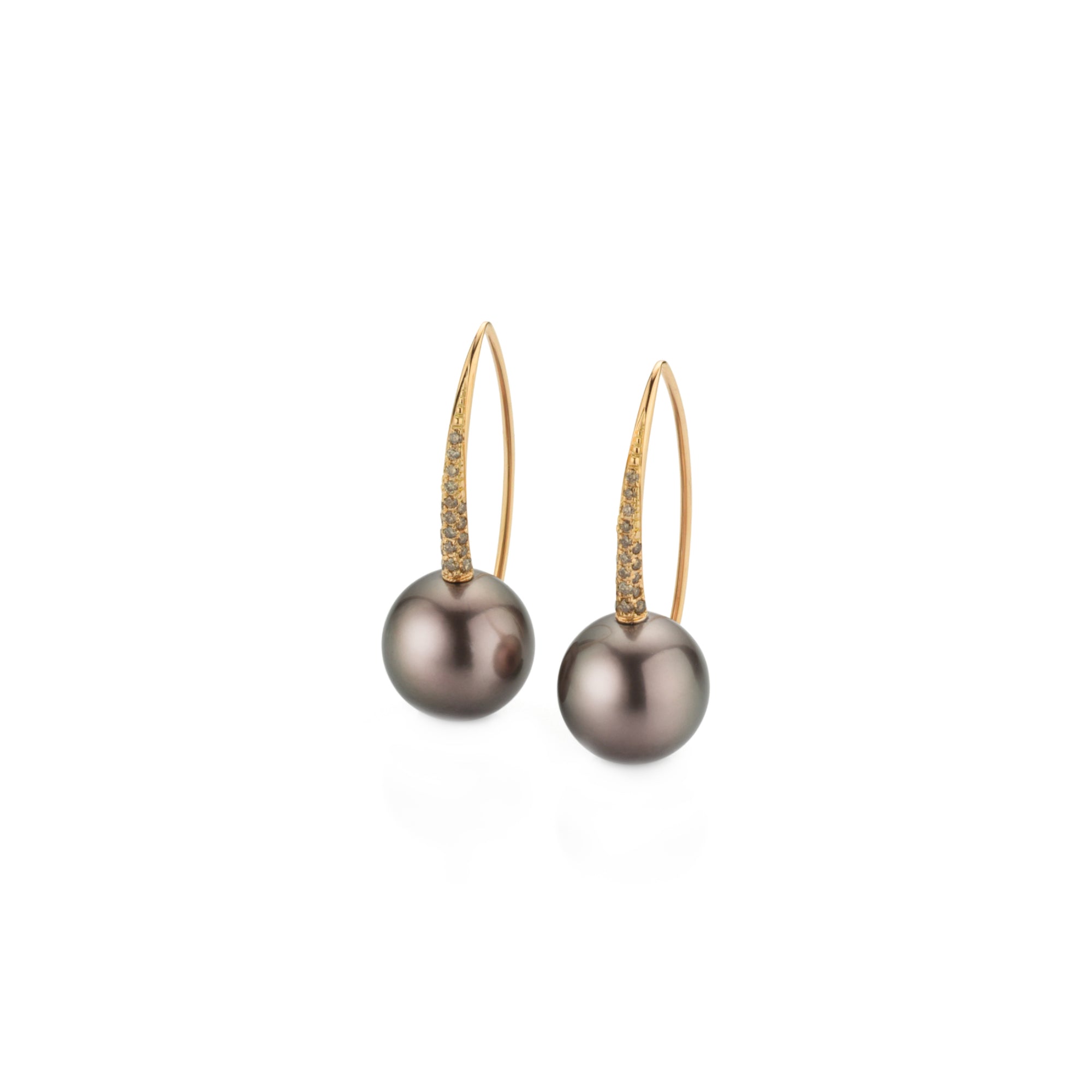 Gellner Modern Classics Ohrhaken (5-23453-03) aus Roségold mit Diamant