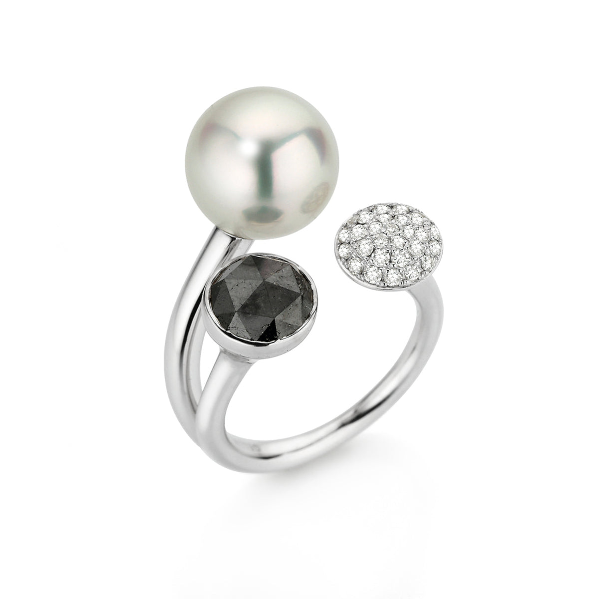 Gellner Modern Classics Ring (5-24266-42) aus Weißgold mit Diamant