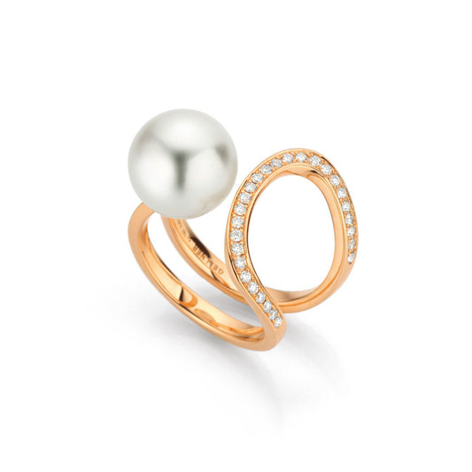 Gellner Modern Classics Ring (5-24797-01) aus Roségold mit Diamant