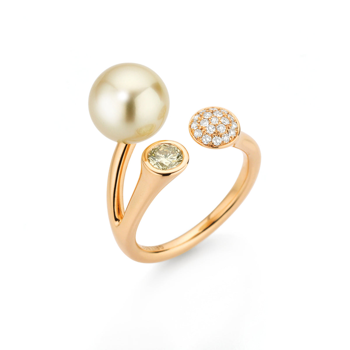 Gellner Modern Classics Ring (5-25079-02) aus Roségold mit Diamant