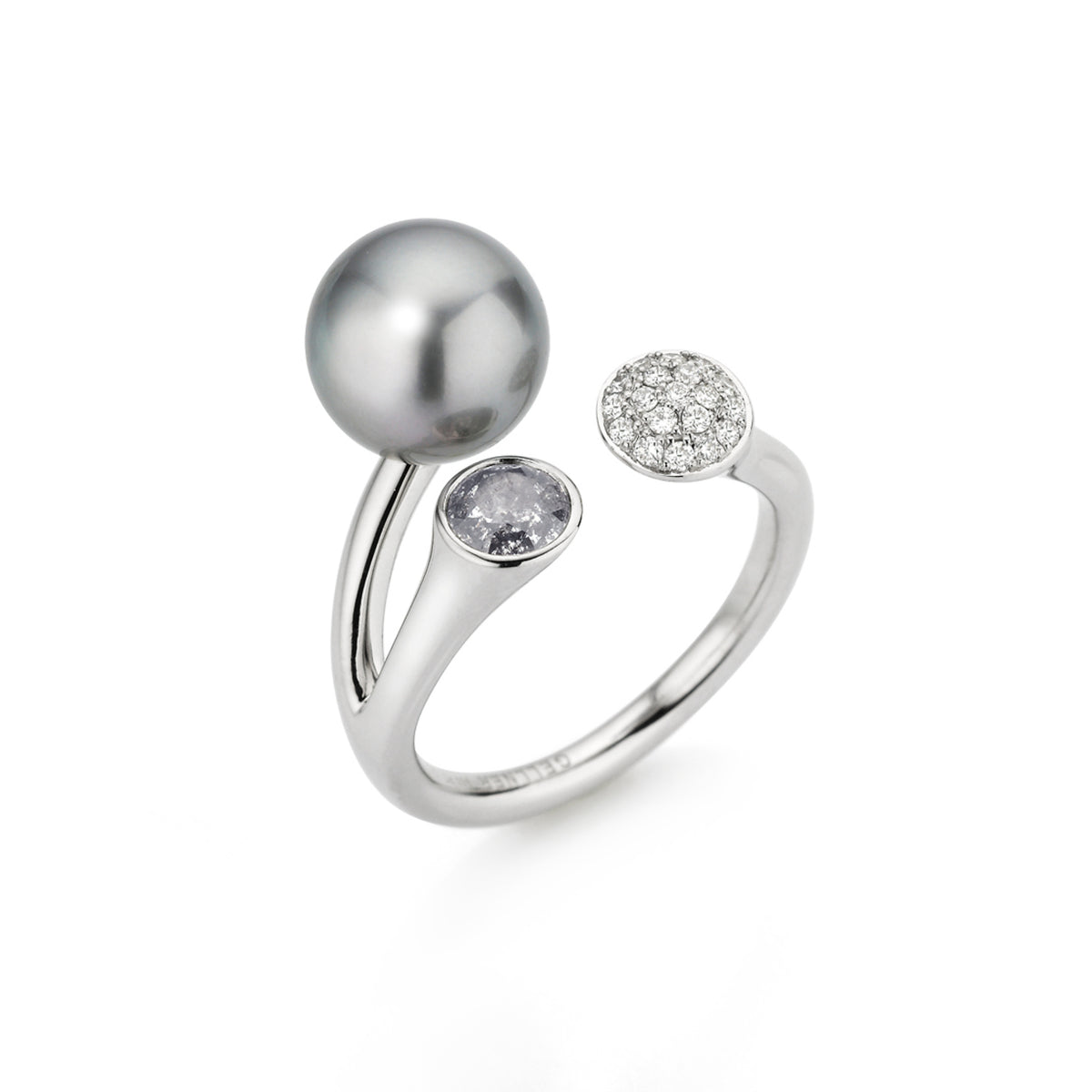 Gellner Modern Classics Ring (5-25079-03) aus Platin mit Diamant