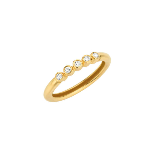 Neoclassic Ring, Gelbgold • Diamant von Gellner (5-24778-01)