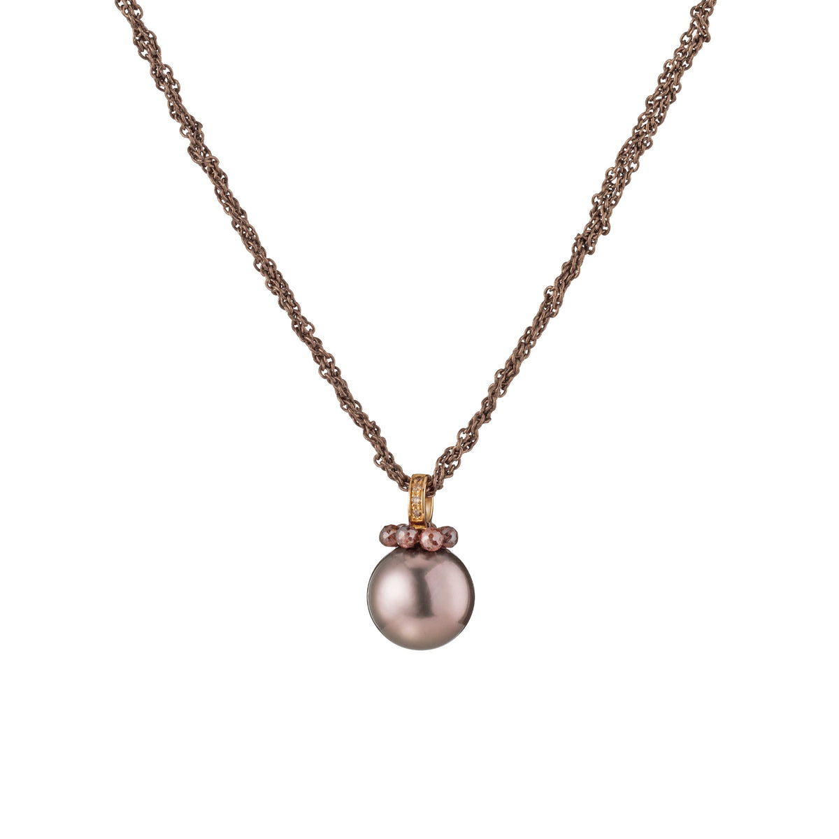 Gellner Rendezvous Collier (5-22454-04) aus Bicolor-Gold mit Diamant