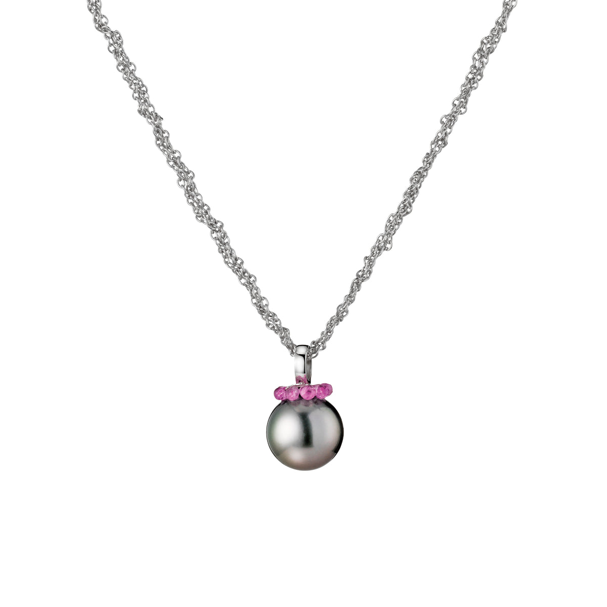 Gellner Rendezvous Collier (5-22462-01) aus Bicolor-Gold mit Saphir