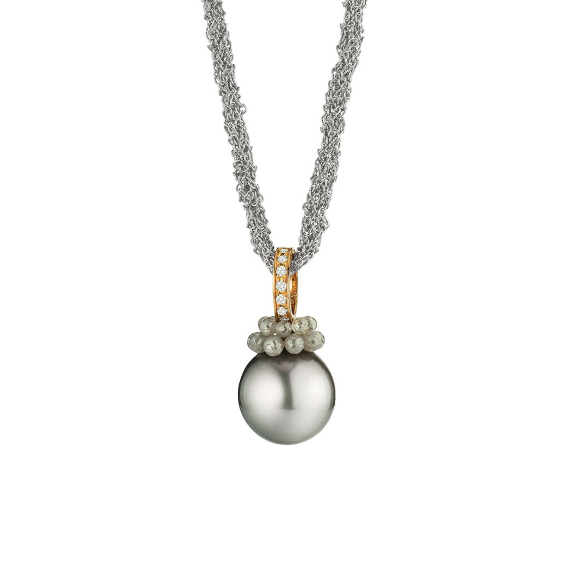 Gellner Rendezvouz Collier (5-21374-160) aus Bicolor-Gold mit Diamant