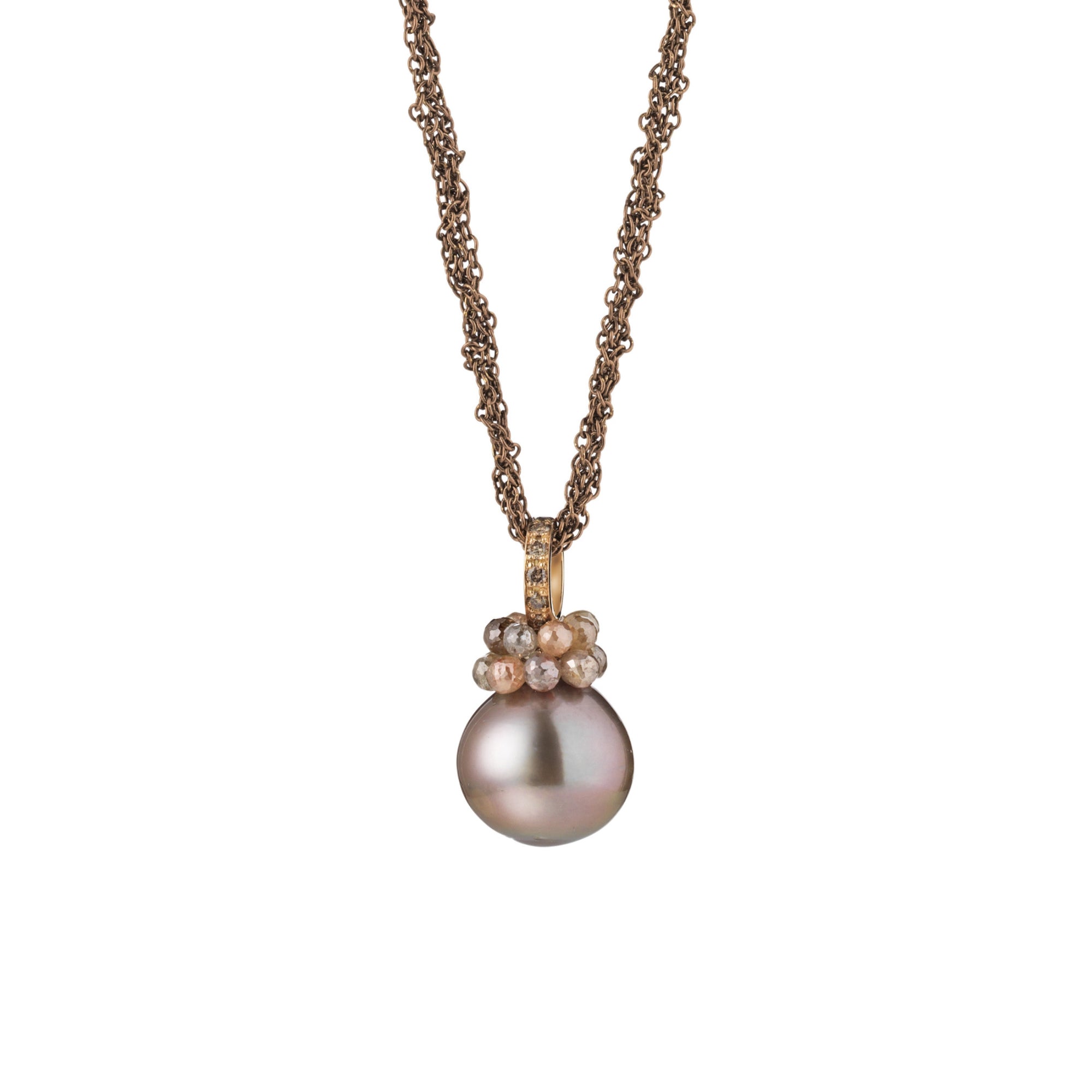 Gellner Rendezvouz Collier (5-21376-131) aus Bicolor-Gold mit Diamant