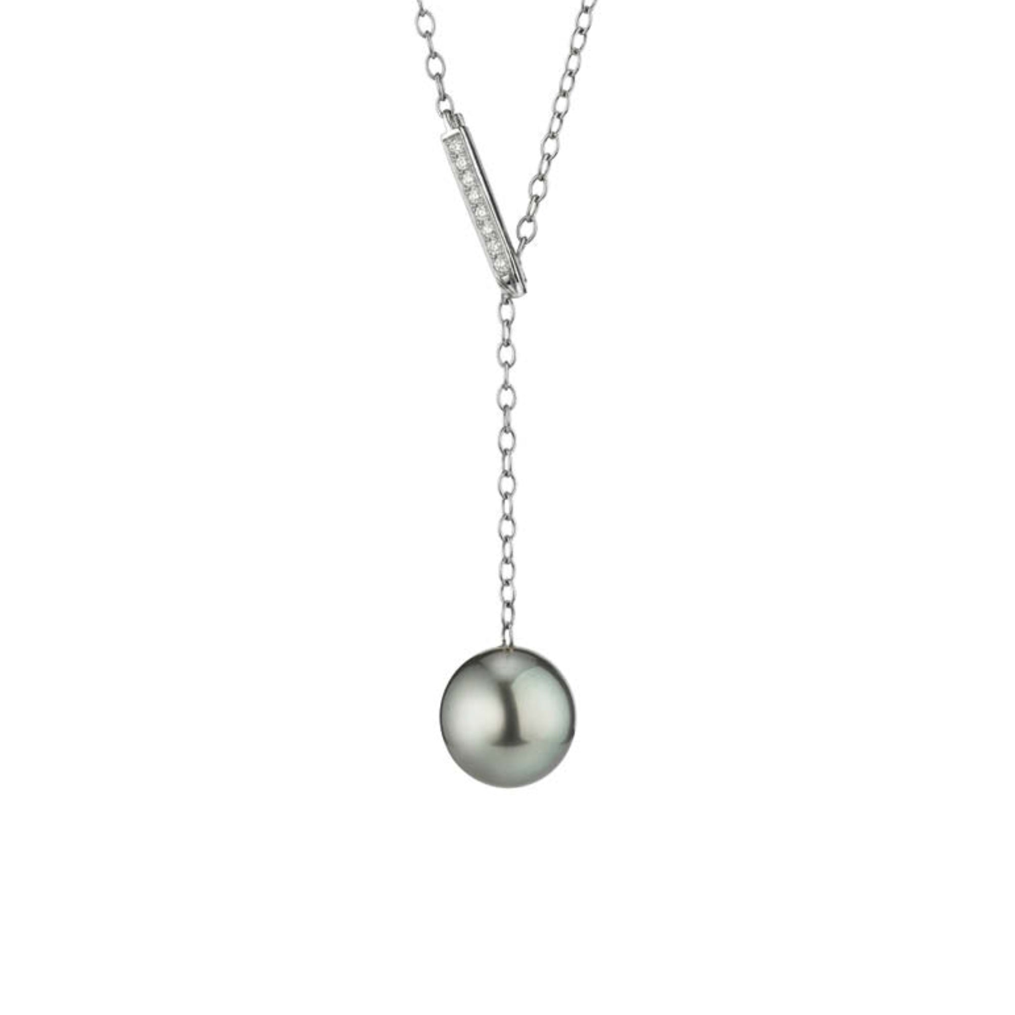 Gellner Salt´n Pepper Collier (5-24758-01) aus Platin mit Diamant