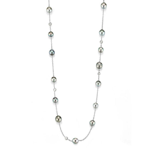 Salt´n Pepper Collier, Platin • Diamant von Gellner (5-24899-01)