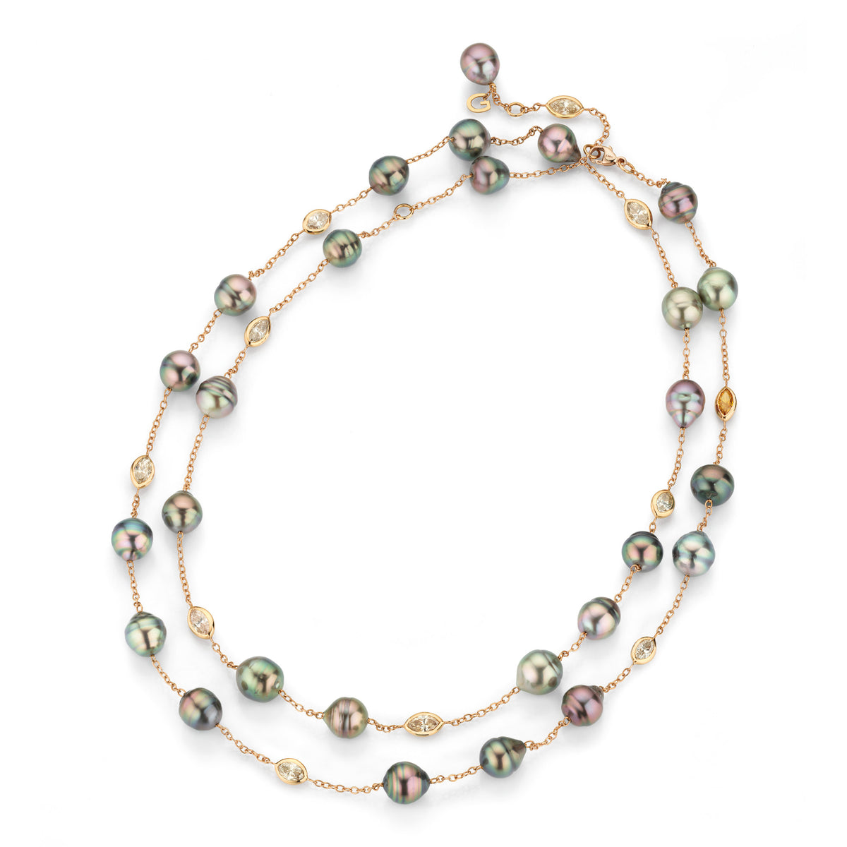 Gellner Salt´n Pepper Collier (5-24957-04) aus Roségold mit Diamant