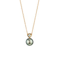 Gellner Wave Collier mit Einhänger (5-24796-02) aus Roségold mit Diamant