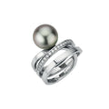 Gellner Wave Ring (5-23434-02) aus Platin mit Diamant