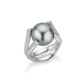 Gellner Wave Ring (5-24762-03) aus Platin mit Diamant