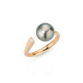 Gellner Wave Ring (5-25081-03) aus Roségold mit Diamant