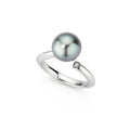 Gellner Wave Ring (5-25110-01) aus Platin mit Diamant