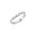 Gellner Wave Ring (5-25171-01) aus Platin mit Diamant