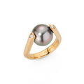 Gellner Wave Ring (5-25183-02) aus Roségold mit Diamant