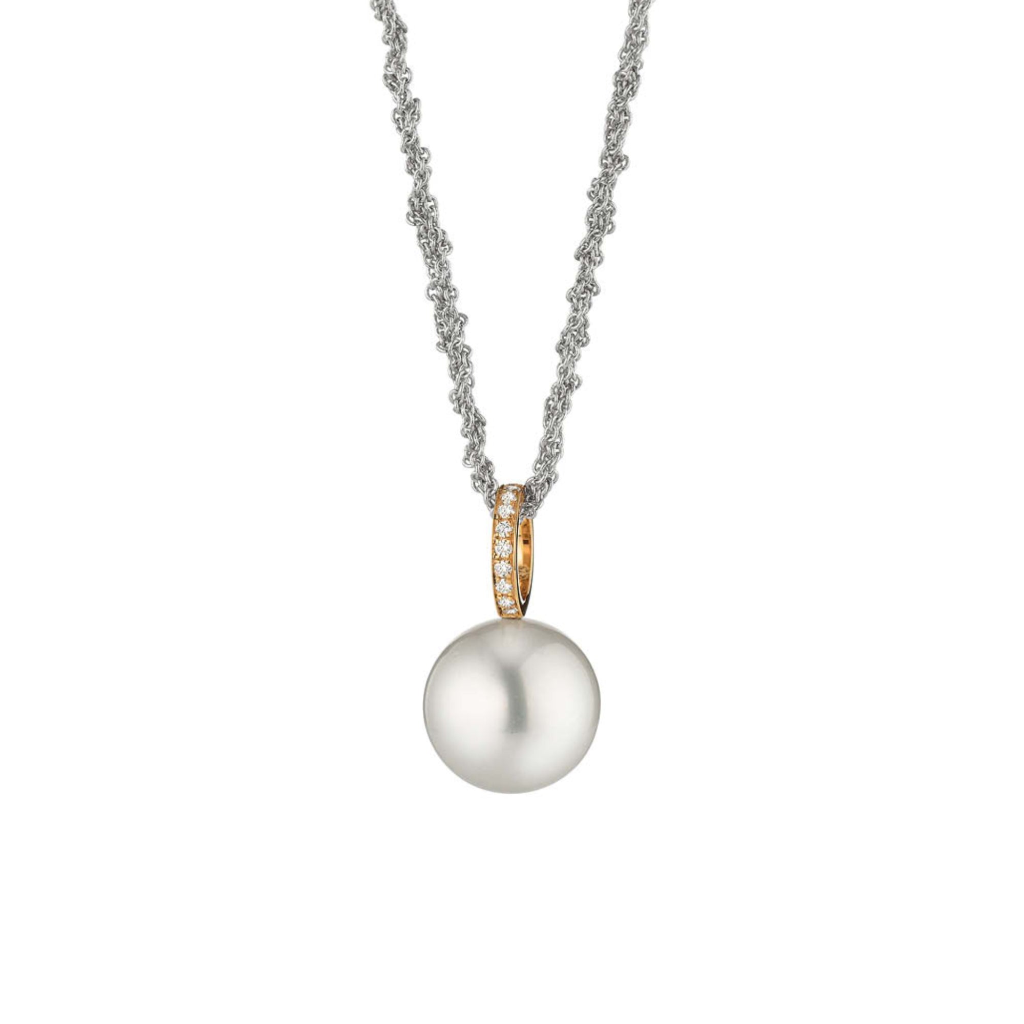 Gellner Young Basics Collier (2-81623-62) aus Bicolor-Gold mit Diamant