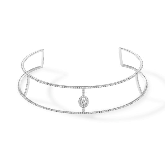 Glam'Azone Skinny Pavé Choker von Messika (05746-WG)