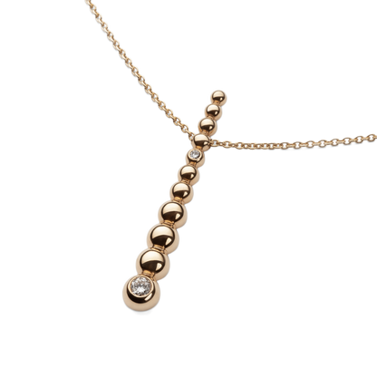 Ava Kette, recyceltes Gold & Labordiamant