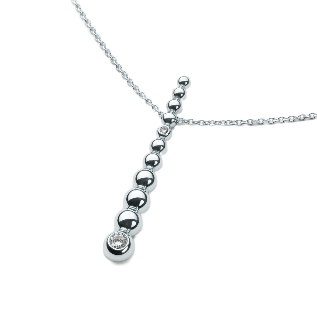 Ava Kette, recyceltes Gold & Labordiamant