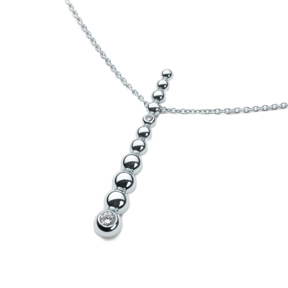 Ava Kette, recyceltes Gold & Labordiamant