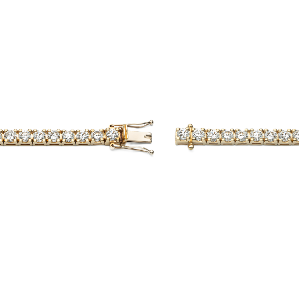 Billie Tennisarmband, recyceltes Gold & Labordiamant