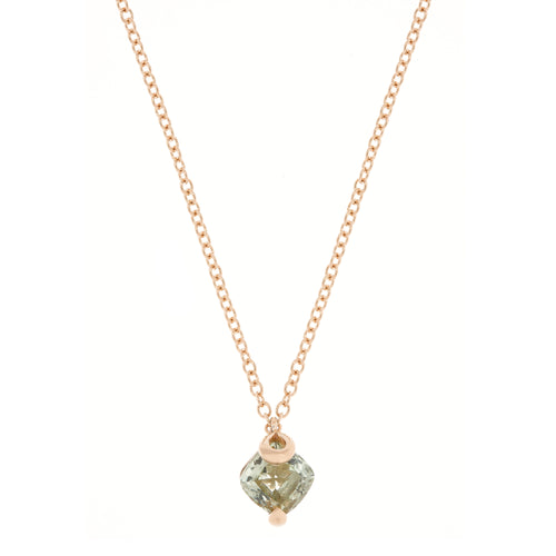 Grimaldo Centoundici Kette (11-PE06PA-01) aus Roségold mit Prasiolith