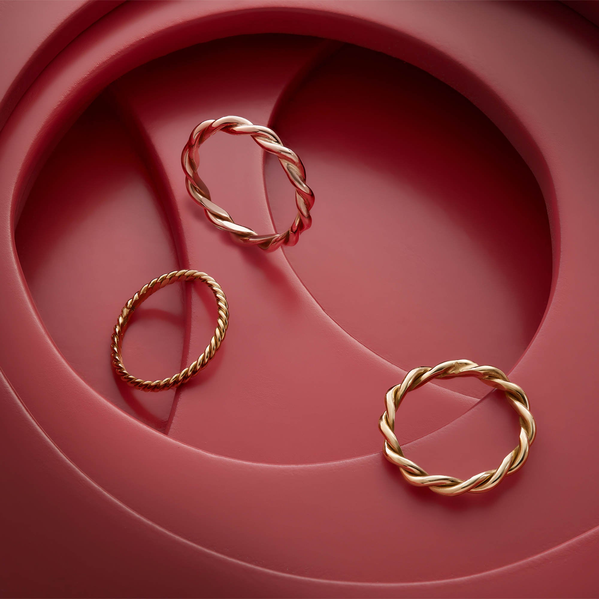 Grimaldo Corda Maxi Ring (CO-RG03-01) aus Roségold