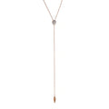 Grimaldo Luce Kette (LU-PE02PW-01) aus Roségold mit Diamant
