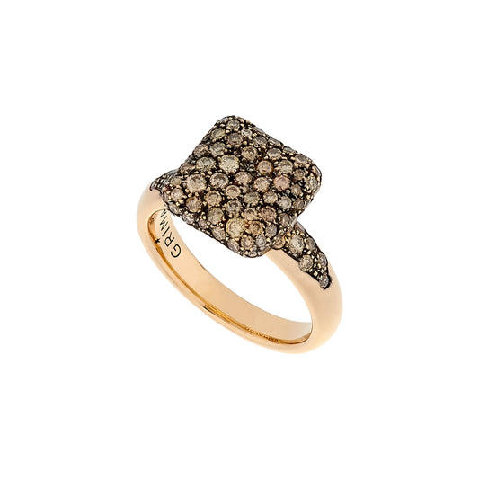 Grimaldo Luce Ring (LUS-RG04PB-01) aus Roségold mit Diamant
