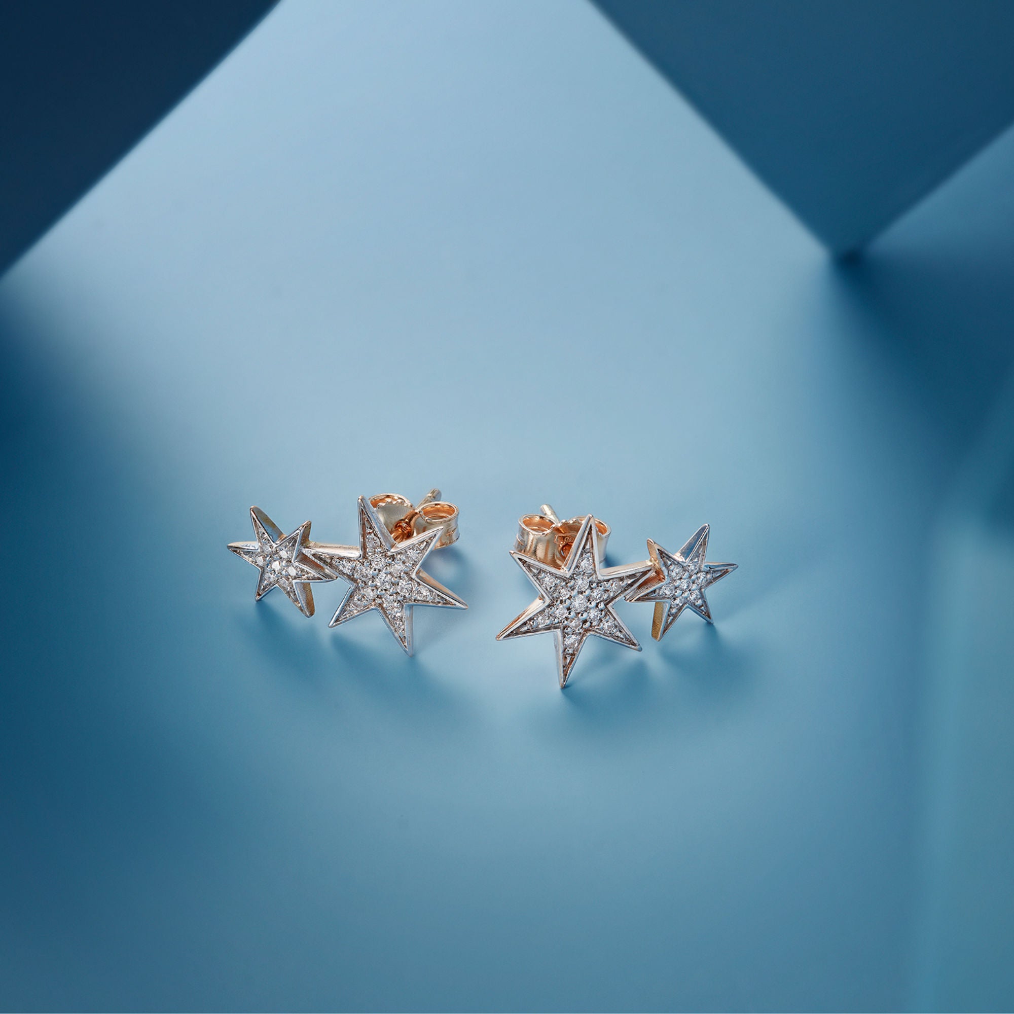 Grimaldo Luce Signature Ohrstecker (LS-EA01PW-01) aus Roségold mit Diamant